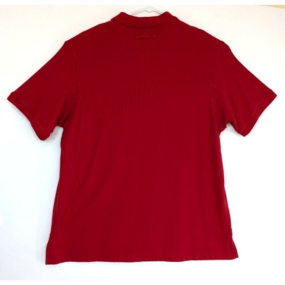 Duluth Trading Mens 2XL No Polo Red & Black Relaxed Fit Short Sleeve Shirt - Picture 3 of 9